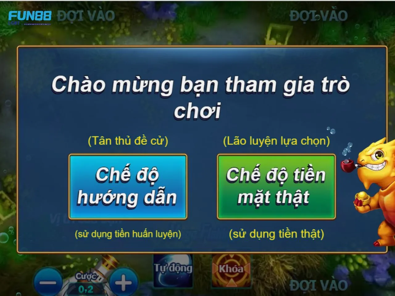 Các sảnh cược bắn cá Fun88