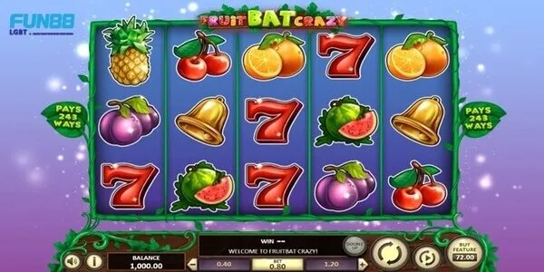 Một số quy định khi chơi Fruit Bat Crazy Fun88